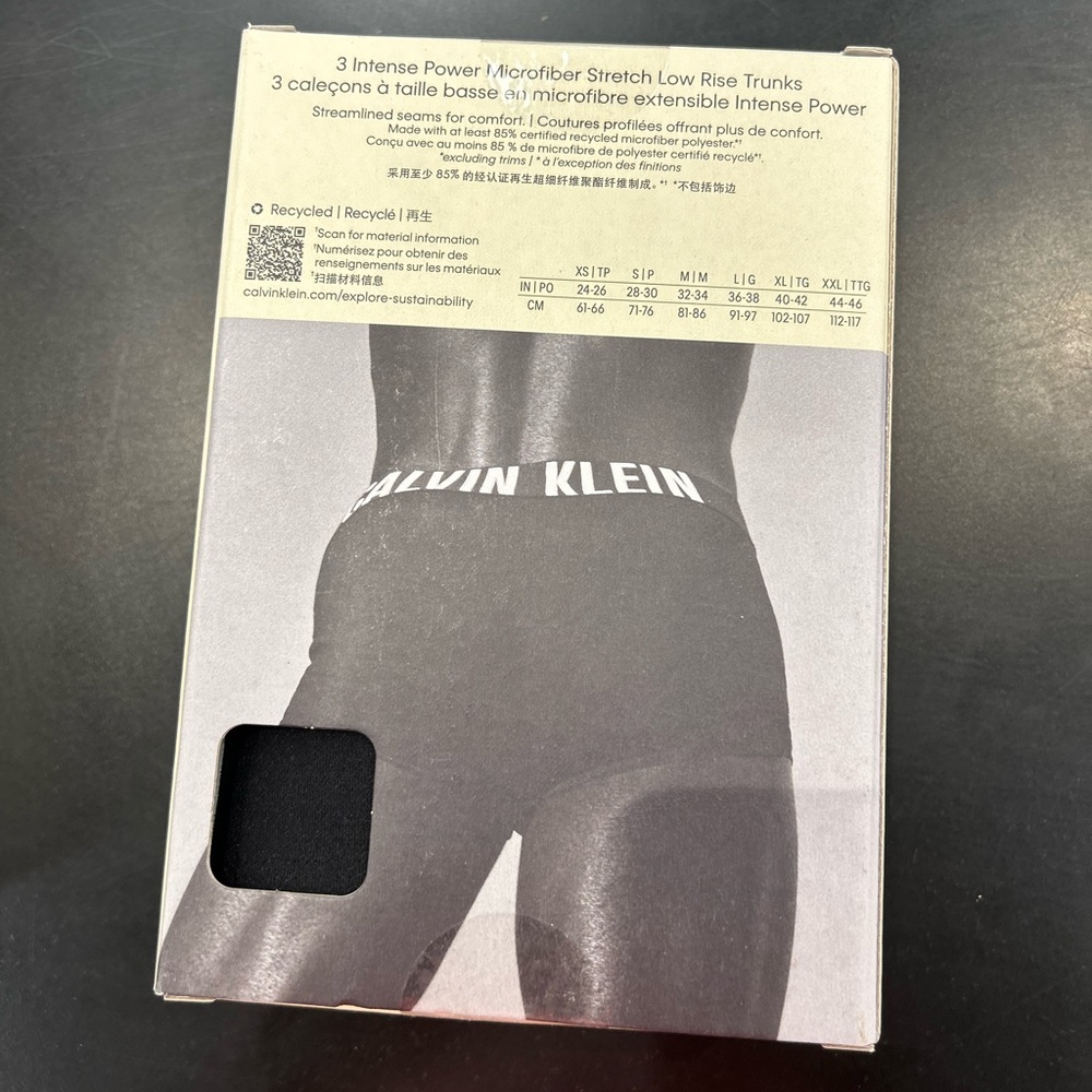 Calvin Klein Intense Power Men Microfiber Stretch low rise trunks 3-Pack - Picture 4 of 7